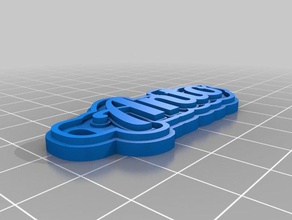 anto Anahtarlık özelleştirilmiş 3d print model - Mito3D