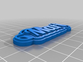 mari Anahtarlık özelleştirilmiş 3d print model - Mito3D