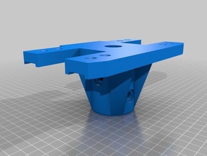 inmoov stand holder 37 mm hole robotics 3d print model - Mito3D