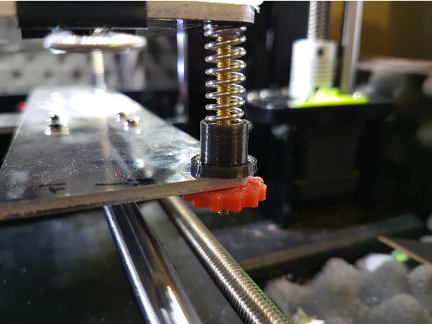 anet a8 meglio heatbed guida molla bessere feder f&uumlhrung 3d la stampante parti mod aggiornamento stare in piedi federfhrung heizbett stabil stabilizzatore 3D print model - Mito3D