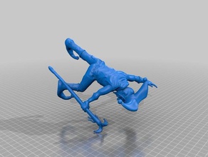 jester games dnd mini miniature roleplaying game 3d print model - Mito3D