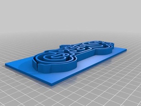 grease logo 3d printing 3d print model - Mito3D
