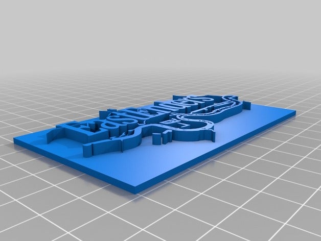 eastenders logo 3d printing 3D print model - Mito3D