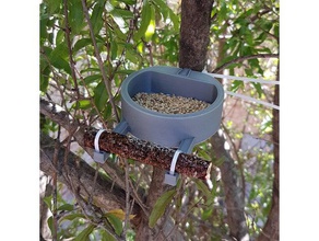 caucaia bird feeder outdoor garden pla 3d print model - Mito3D