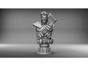 marvels cable bust people 3d print model - Mito3D