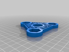 name fidget spinner mechanisch ist - Spielzeug angepasst 3d print model - Mito3D
