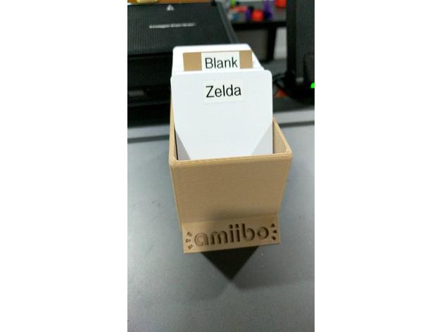 amiibo-Karte display box video Spiele amiibo stehen 3D print model - Mito3D