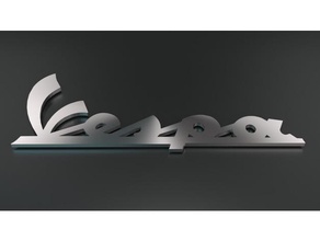 vespa Fahrzeuge - Abzeichen logo 3d print model - Mito3D