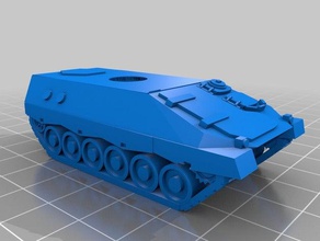 marder roland anti aircraft vehicle 1100 scale toys games 3d print model - Mito3D