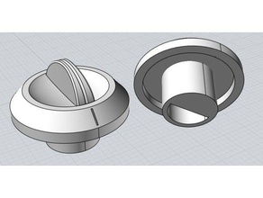 generic cooker knob v2 kitchen dining 3d print model - Mito3D
