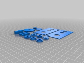 simple gear ratio box mechanical toys 3d print model - Mito3D