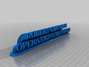 rob de la oficina personalizado 3d print model - Mito3D