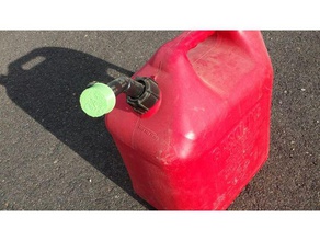 blitz rojo gasolina puede reemplazo de la tapa al aire libre y jardín cap gas pla plástico 3d print model - Mito3D