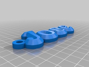 jos organización personalizado 3d print model - Mito3D