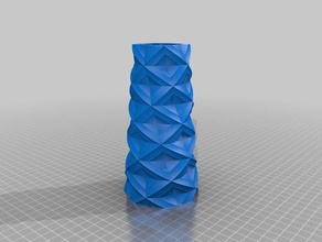 spiral vase 75x75x150 Mathe-Kunst kundengebundene 3d print model - Mito3D