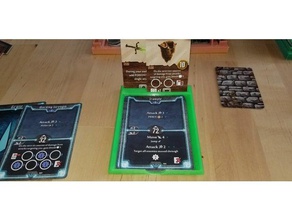 gloomhaven main active de la carte mini-tableau bord jeux jeu cartes dessus table rôle 3d print model - Mito3D