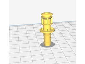 hydrapack hose connector replacement parts 3d print model - Mito3D