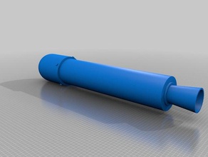 mini fusée L'impression 3d 3d print model - Mito3D