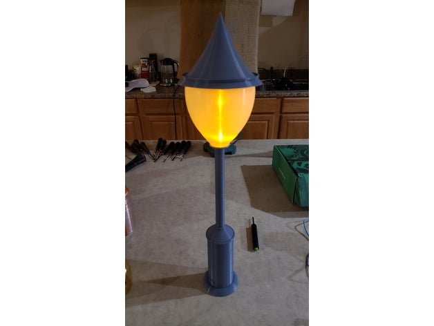 street light no supports needed sculptures led 3D print model - Mito3D