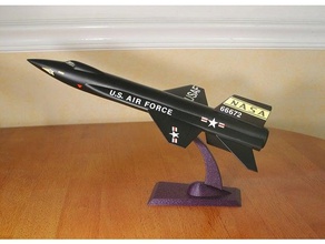 1 48 scala x-15 modello di aereo hobby 3d print model - Mito3D