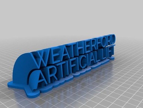 weatherford office personalizado 3d print model - Mito3D