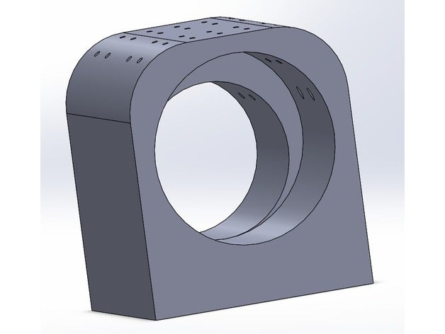 ant test-Rohr-Anschluss 13-16 mm 13mm 16mm halten - Anschluss testtube Reagenzglas 3D print model - Mito3D