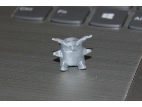 küçük blob canavar sevimli yaratıklar tüyler ürpertici dnd yağ efsanevi 3d print model - Mito3D