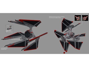 defender elite kravat video oyunları starwars tiedefender 3d print model - Mito3D