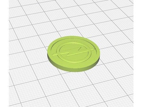 opel facebook gruppe coin chip 3d printing 3d print model - Mito3D