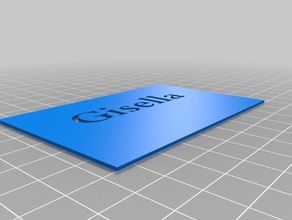 gisella herramientas del arte personalizado 3d print model - Mito3D