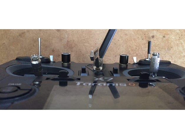 qx7 gimbal ring mod hobby fpv frsky taranis 3D print model - Mito3D