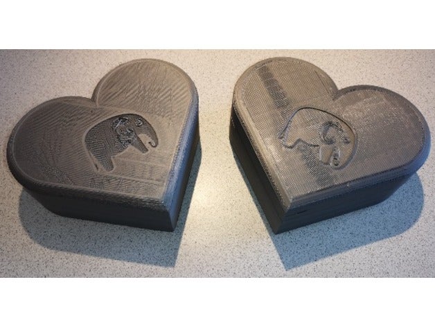 kaddu heart box containers container 3D print model - Mito3D