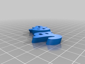 jack keyring keyfob keychains customized 3d print model - Mito3D