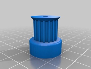 my customized parametric pulley library customizer optimized htd 32mm parts 3d print model - Mito3D