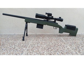 chargeur caucho facticio m40a3 asg deporte al aire libre airsoft el cargador sniper 3d print model - Mito3D