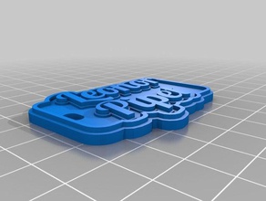 leonor Anahtarlık özelleştirilmiş 3d print model - Mito3D