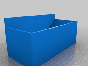 il mio personalizzato parametrico appendere la scatola di stoccaggio strumento i titolari scatole 3d print model - Mito3D
