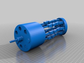 swash plate variable compressor motor semi-finished see notes gadgets 3d print model - Mito3D