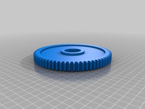 spur gears m2z68 engineering customized 3d print model - Mito3D