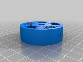 center gear parts customized 3d print model - Mito3D