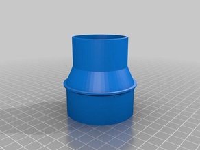 mi modifyed al vacio adaptador de la manguera partes personalizado 3d print model - Mito3D