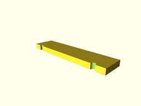anpassbare Wand-Berg-Vorlage tools 3d print model - Mito3D