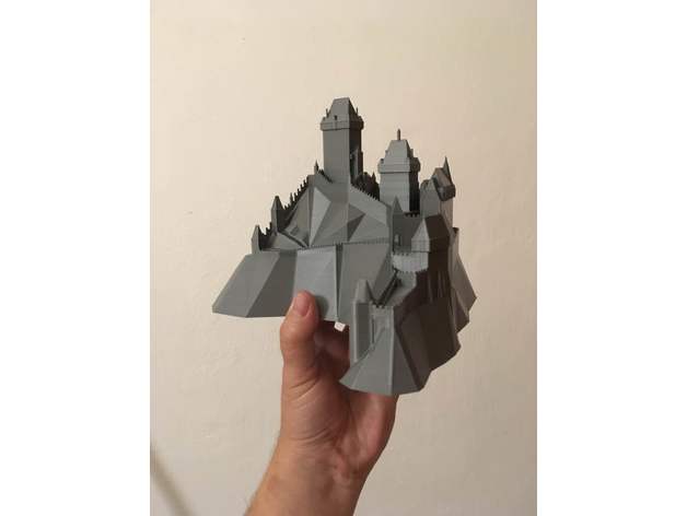 karl&scarontejn Burg Gebäude Strukturen Tschechische Republik karltejn 3D print model - Mito3D