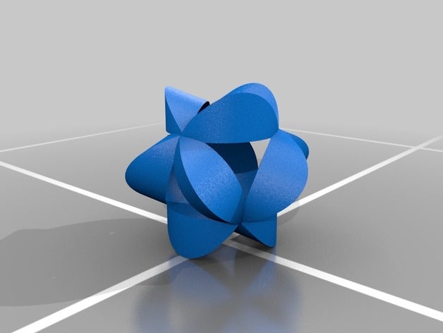 4axis3dspaceball per la matematica arte 3D print model - Mito3D