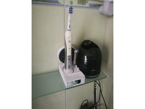 echo point braun brosse à dents oled ss306 hc-sr501 logement gadgets 3d print model - Mito3D