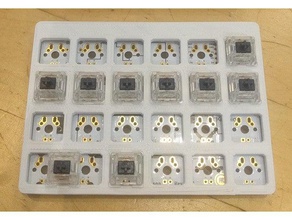levinsonlets split keyboard angled case electronics 3d print model - Mito3D