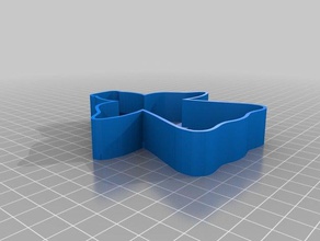 angel cookie cutter food drink 3d print model - Mito3D