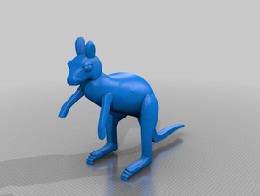 bu kanguru hayvanlar 3d print model - Mito3D