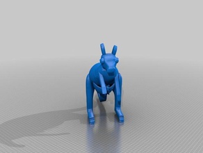 kanguru baby animals 3d print model - Mito3D