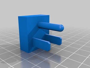tres clavijas de enchufe ca los edificios estructuras eléctrica zócalo 3d print model - Mito3D